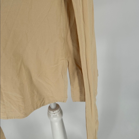 Lululemon Cotton Wrap-Front T-Shirt Dress Prosecco Pima Cotton - Picture 11 of 13